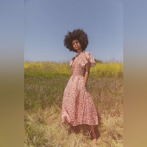 NWT Trovata Birds of Paradis Nancy Floral Dress